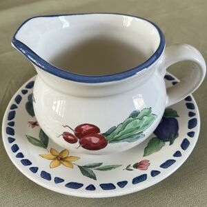 Gravy Boat and Under Plate